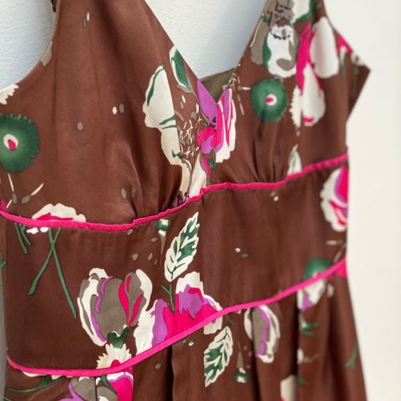 Guess Silk Floral Garden Dress - Size Small - Picture 4 of 6